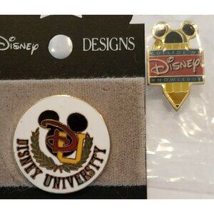 Disney Pin Lot College of Knowledge Cast Member Mickey Mouse University Enamel